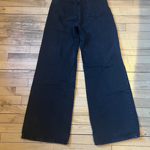 Wide leg black jean Pull & Bear - Picture 2 of 3